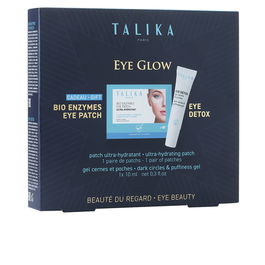 Talika Coffret 2 Patchs Oculaires Détoxifiants Anti-Cernes et Anti-Poches avec Bio-Enzymes, Caféine et Chromadetox