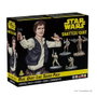 Atomic Mass Games Star Wars Shatterpoint Real Quiet Like Squad Pack Extension Jeu Miniatures Han Solo et Chewbacca