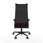 Piqueras y Crespo Chaise de Bureau Albacete XL Rouge et Noir