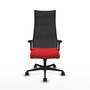 Piqueras y Crespo Chaise de Bureau Albacete XL Rouge et Noir
