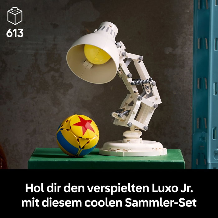 LEGO Ideas Disney Pixar Luxo Jr. 21357, Modèle Articulé avec Balle de Références