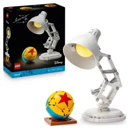 LEGO Ideas 21357 Disney Pixar Luxo Jr. - Set de Construction Collector Adulte de 613 Pièces - Modèle Articulé pour Décoration