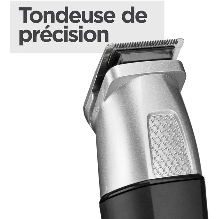 BaByliss P1363E Tondeuse Multifonction 11-en-1, Batterie Lithium, Waterproof, Kit Complet BaByliss P1363E Tondeuse Multifonction 11-en-1, Batterie Lithium, Waterproof, Kit Complet