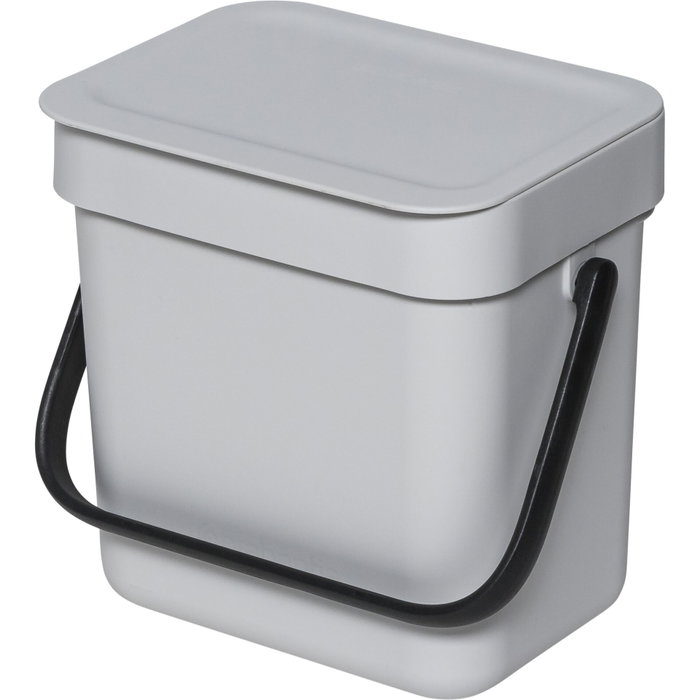 Brabantia Sort & Go Poubelle 3 L Gris Clair Brabantia Sort & Go Poubelle 3 L Gris Clair