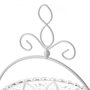 BigBuy Home Coupe à fruits Blanc Transparent Verre 25 x 25 x 29 cm
