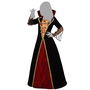 Déguisement de Vampire Fille Halloween - Robe Longue Multicolore Taille 5-6 Ans Polyester