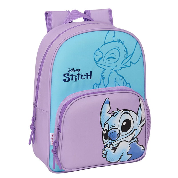 Safta Sac à dos Disney Sweet Stitch 34 cm, adaptable aux chariots, avec poche latérale pour bouteille et bretelles ergonomiques Safta Sac à dos Disney Sweet Stitch 34 cm, adaptable aux chariots, avec poche latérale pour bouteille et bretelles ergonomiques
