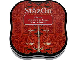 Tsukineko STAZON MIDI Tampon encreur Vino clarete 58x58mm
