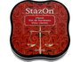 Tsukineko STAZON MIDI Tampon encreur Vino clarete 58x58mm
