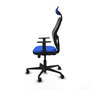 Piqueras Y Crespo Chaise de bureau Jorquera, Bleu/Noir, Mécanisme Sincro/Traslack