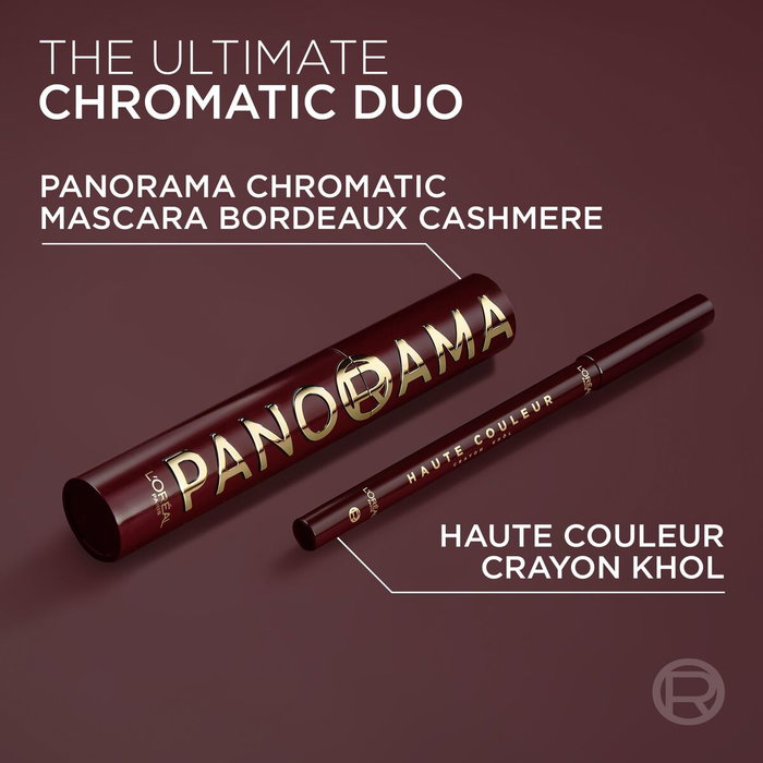 L'Oréal Paris Mascara Panorama Chromatics Bordeaux Cachemire L'Oréal Paris Mascara Panorama Chromatics Bordeaux Cachemire
