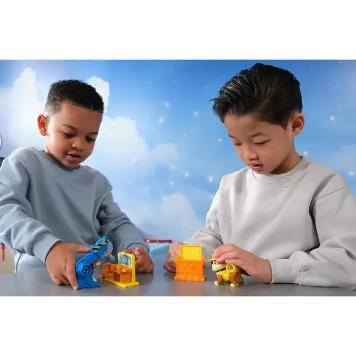 Spin Master Pack de 2 Figurines Mission Outils - Ruben et Benji avec 4 Accessoires - Jeu Créatif Enfants 3 Ans et Plus - Ruben & Compagnie