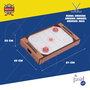 TACHAN - Jeu de hockey sur table avec tanteur manuel - Dimensions 51x31x9 cm - Inclut maillets et palet - Modèle Hg298D - Age recommandé 14 ans et plus