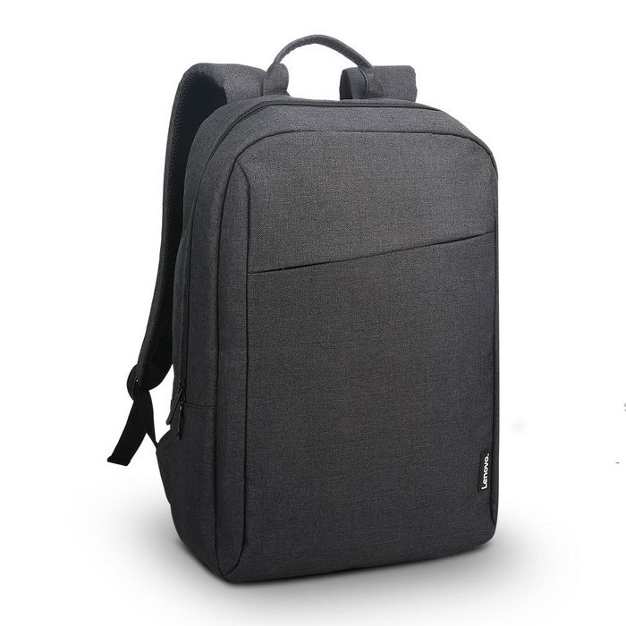 Lenovo Sac à dos pour ordinateur portable 15.6", compact (150 x 340 x 455 mm, 453 g), intérieur rembourré, tissu polyester, noir