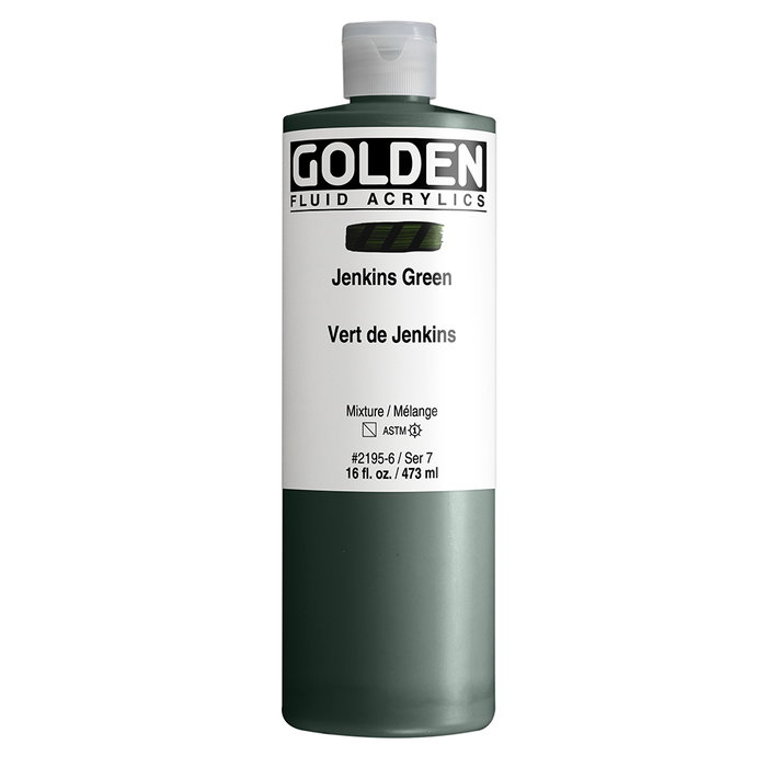 Golden Vert de Jenkins Fluid Colores Acrílicos 473 ml Golden Vert de Jenkins Fluid Colores Acrílicos 473 ml