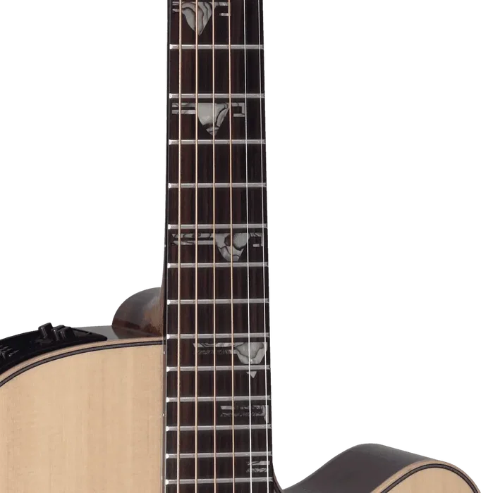 Takamine Dsf48 Santa Fe E/A Nex Cutaway - Natural Guitare électro-acoustique Takamine Dsf48 Santa Fe E/A Nex Cutaway - Natural Guitare électro-acoustique