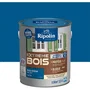 Ripolin Peinture Protection Extrême pour Bois Intérieur et Extérieur Bleu Océan RAL 5, Satin 2,5 Litres, Haute Résistance
