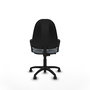 PIQUERAS Y CRESPO Chaise de bureau Algarra, tissu gris, mécanisme de contact permanent