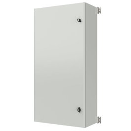 Lanview Boîtier mural IP65 avec plaque de montage 600 x 1200 x 300 mm - Blanc