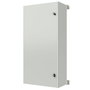 Lanview Armoire Rack Mural IP65, Boîtier avec Plaque de Montage, Dimensions 600x1200x300mm, Blanc RAL7035