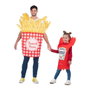 My Other Me - Costume Deux Pièces Frites et Ketchup Taille Unique Adulte