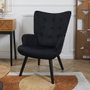 Home Deco Factory Butaca-fauteuil Giulia Noir