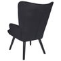Home Deco Factory Butaca-fauteuil Giulia Noir