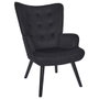 Home Deco Factory Butaca-fauteuil Giulia Noir