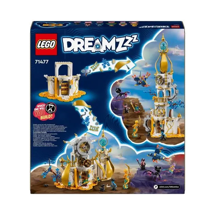 LEGO 71477 DREAMZzz La Torre del Hombre de Arena, Castillo de Juguete con Araña y Pájaro, con Figuras de Brujas LEGO 71477 DREAMZzz La Torre del Hombre de Arena, Castillo de Juguete con Araña y Pájaro, con Figuras de Brujas