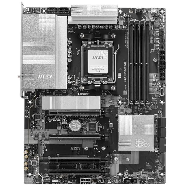 MSI PRO B850-P WiFi Carte mère ATX Socket AM5 DDR5 Wi-Fi 7 2.5 GbE Compatible AMD Ryzen 7000/8000/9000