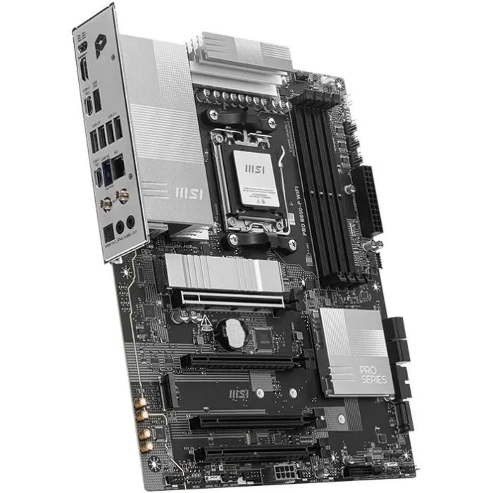 MSI PRO B850-P WiFi Carte mère ATX Socket AM5 DDR5 Wi-Fi 7 2.5 GbE Compatible AMD Ryzen 7000/8000/9000