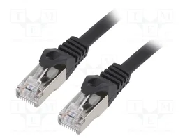 GEMBIRD Patch cord S/FTP Cat 6a RJ45 2m noir