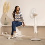 Cecotec 05877 Ventilateur sur pied et de table Energysilence 40 W 16 pouces Blanc