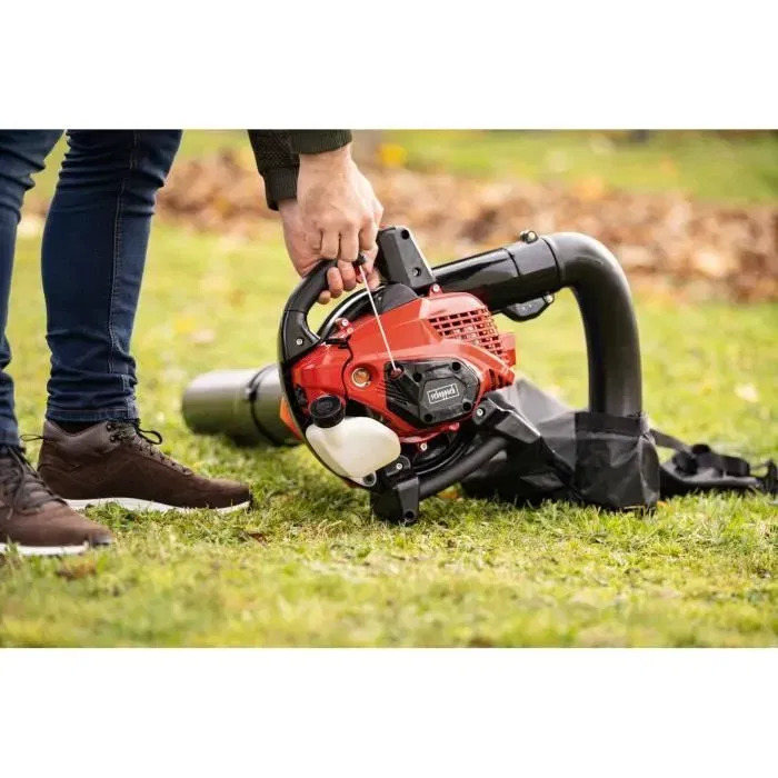 Scheppach Aspirateur souffleur broyeur thermique 4 en 1 LBH3500P, 25,4 cm³, vitesse air 72 m/s pour feuilles et débris