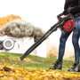 Scheppach LBH3500P Aspirateur Souffleur Broyeur Thermique 4 en 1 (25,4 cm3)