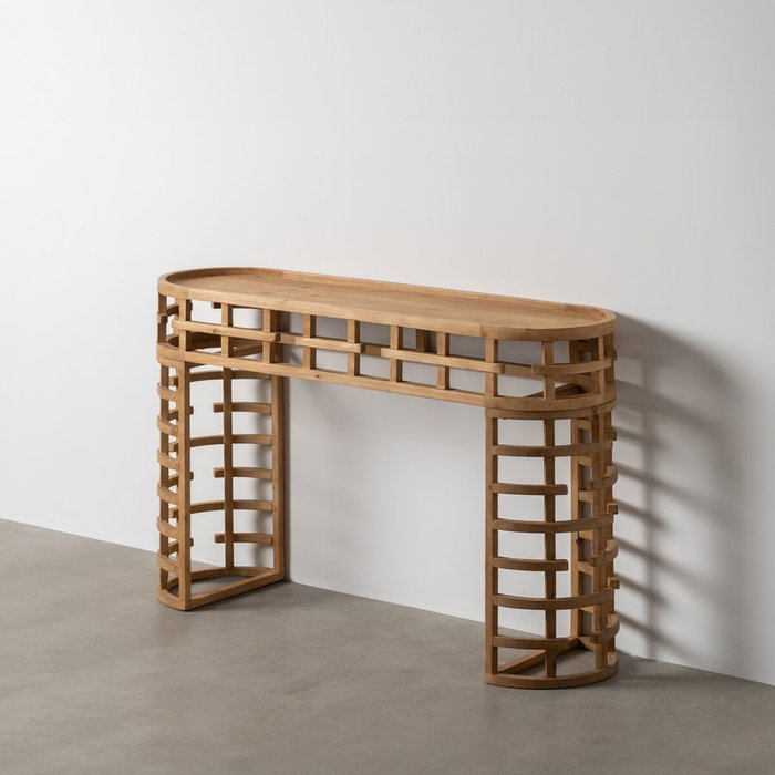 BigBuy Home Meuble d'Entrée Naturel 120 x 35 x 76 cm