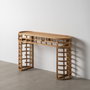 BigBuy Home Meuble d'Entrée Naturel 120 x 35 x 76 cm