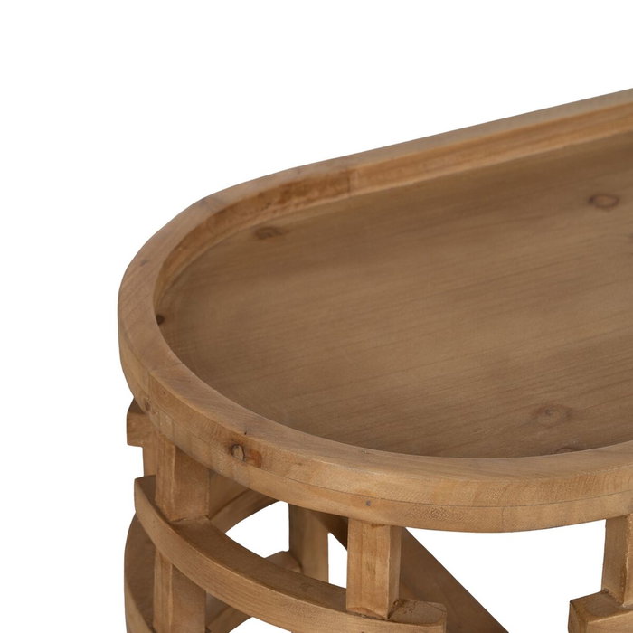 BigBuy Home Meuble d'Entrée Naturel 120 x 35 x 76 cm