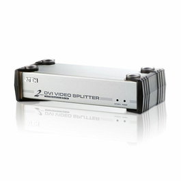 Aten Répartiteur vidéo DVI VS162 - 2 sorties - 1920x1200 - 6.75 Gb/s - Compatible HDCP pour moniteurs et projecteurs