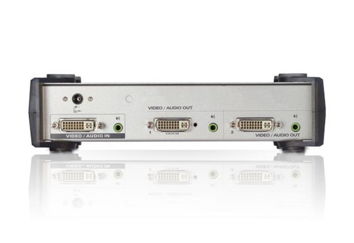 Aten Répartiteur vidéo DVI VS162 - 2 sorties - 1920x1200 - 6.75 Gb/s - Compatible HDCP pour moniteurs et projecteurs
