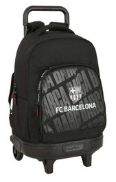 Safta - Mochila grande avec roues compacte et extractible F.C. Barcelona - 33 x 45 x 22 cm - À partir de 36 mois
