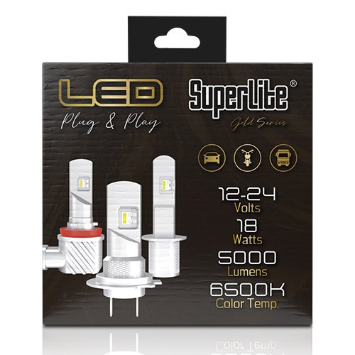 Abc KIT HALO LED H11 PLUG & P GOLD CS6
