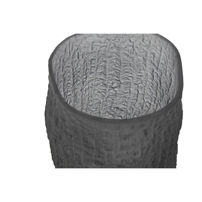 Home ESPRIT Vase Moderne Gris Verre 13 x 13 x 21 cm