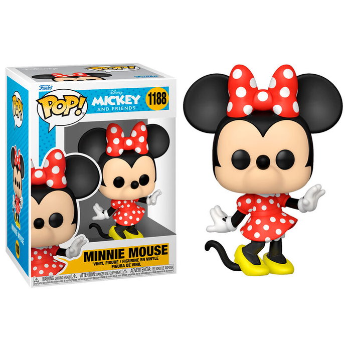 Funko Pop! Vinyl Figure Minnie Mouse Disney Classic 9,5 cm - Figurine de Collection Multilingue
