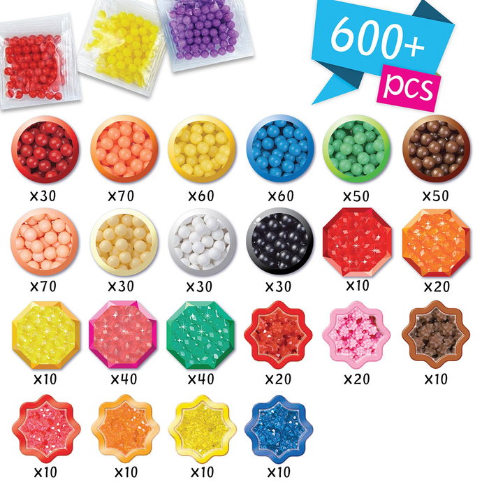 Aquabeads Set de Personages Super Mario avec Perles Étoiles Aquabeads Set de Personages Super Mario avec Perles Étoiles