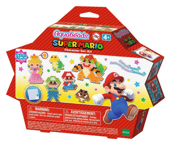Aquabeads Set de Personages Super Mario avec Perles Étoiles Aquabeads Set de Personages Super Mario avec Perles Étoiles