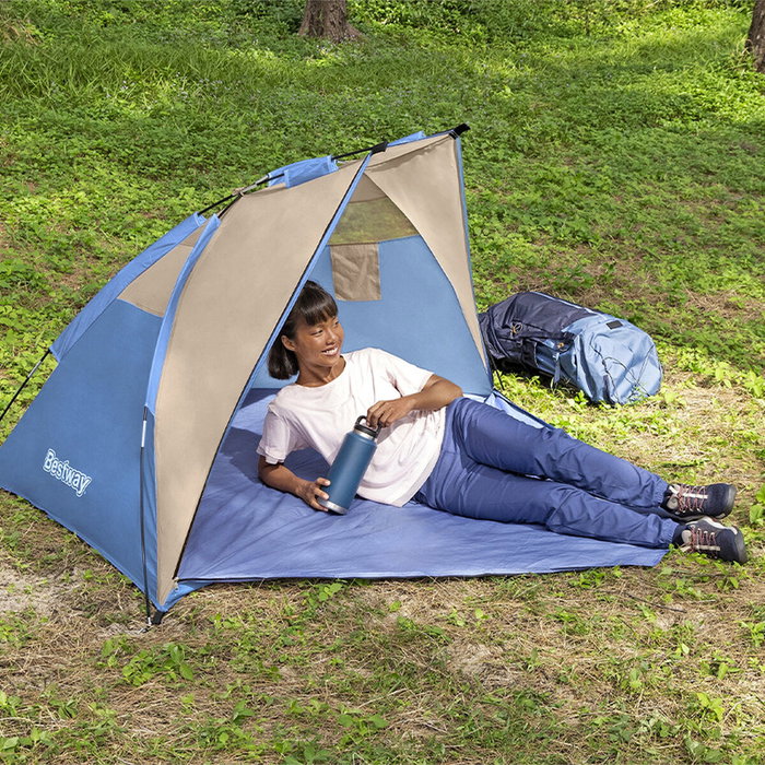 Bestway Ramble X2 Tente de plage - 2 personnes - Bleu