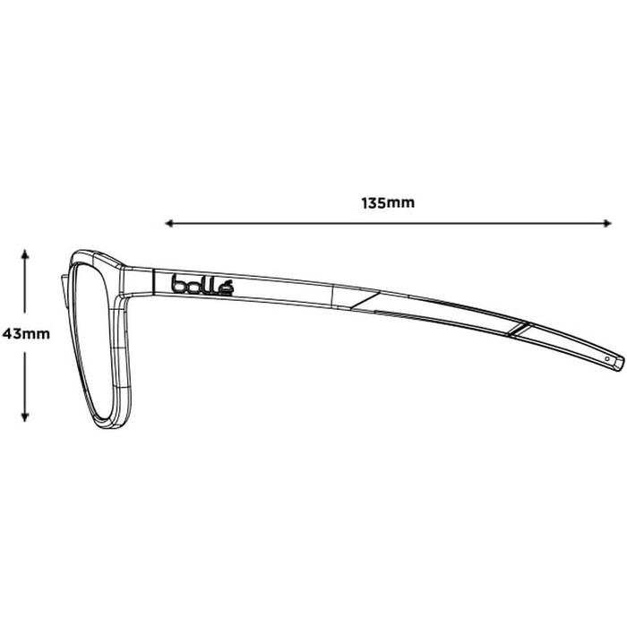 Lunettes de soleil Unisexe Bollé BS017007 Ø 51 mm