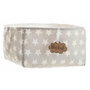 BigBuy Kids Panier Gris Étoiles 18 x 14 x 10,5 cm