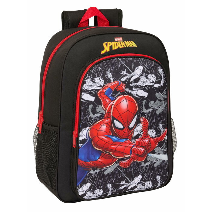 Cartable Spider-Man Noir Rouge 33 x 42 x 14 cm